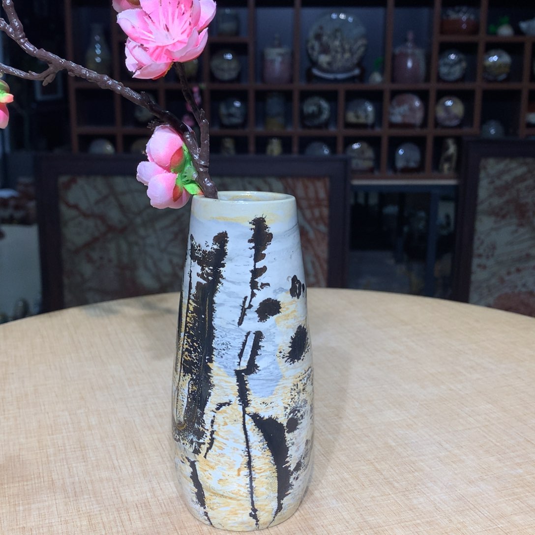 紫砂，广西国画石摆件，收藏观赏