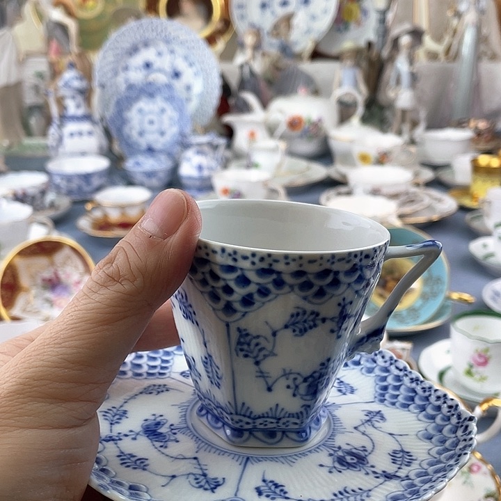 海外中古欧瓷咖啡杯