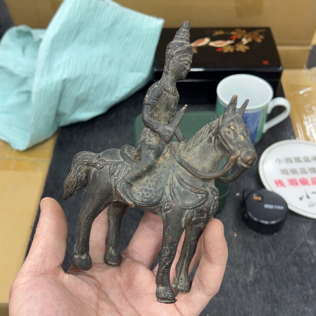 铜中古工艺品摆件