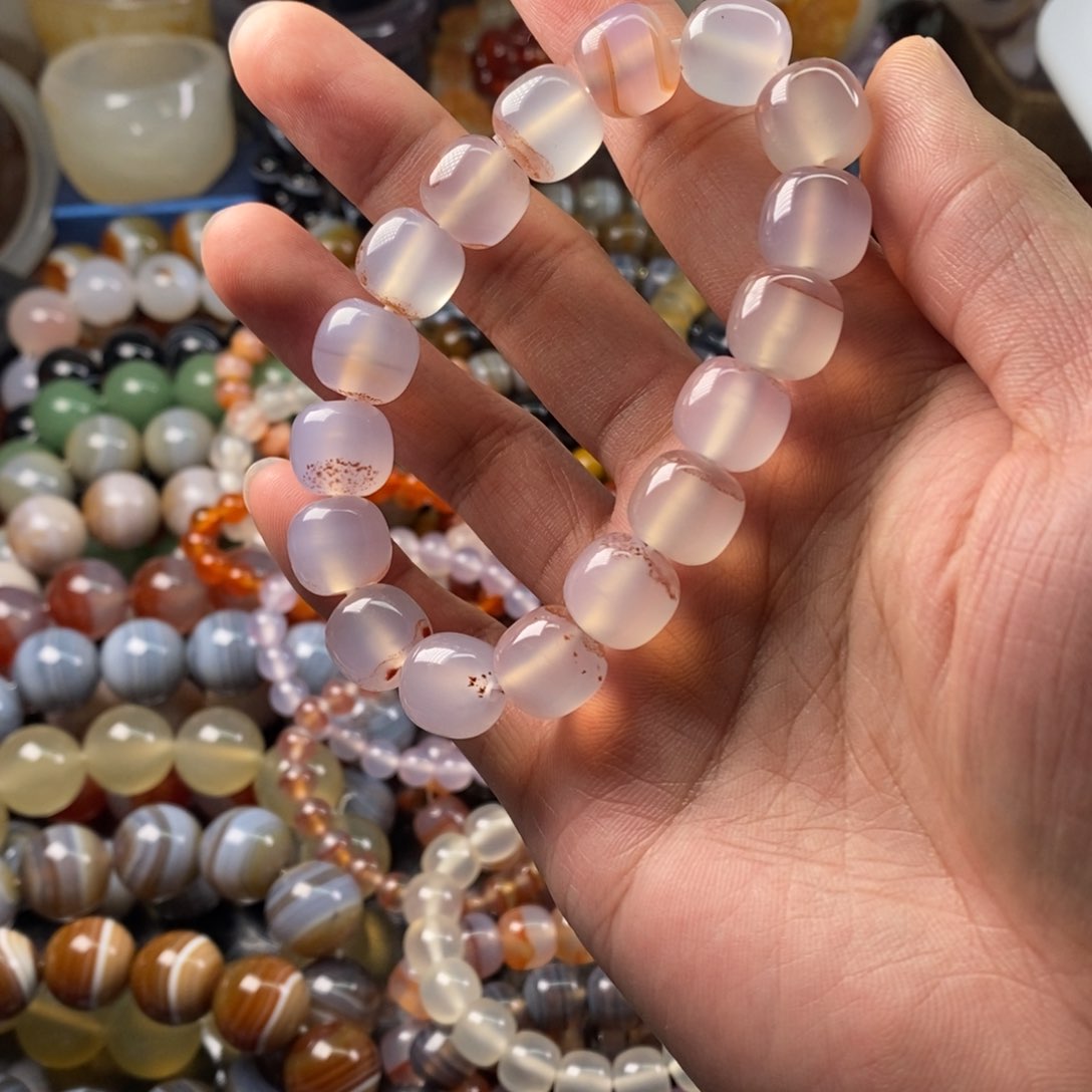 玛瑙/玉髓手链未镶嵌