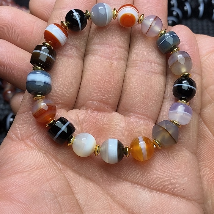 玛瑙/玉髓手链未镶嵌