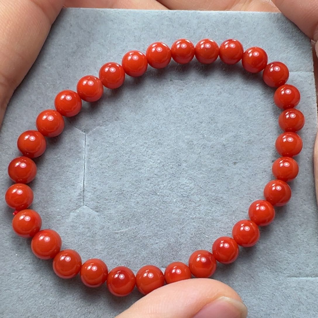 南红玛瑙手串未镶嵌