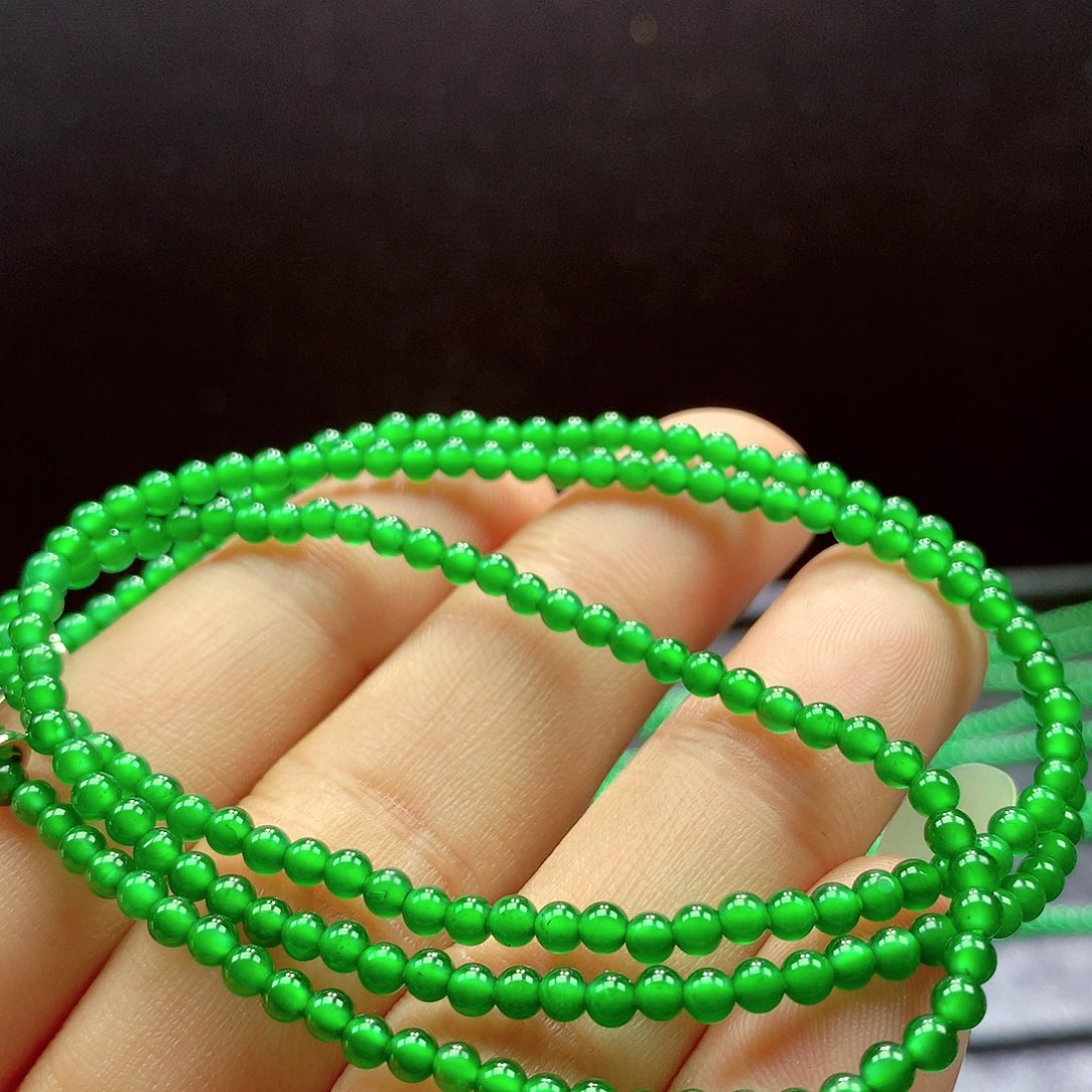 翡翠手链未镶嵌项链