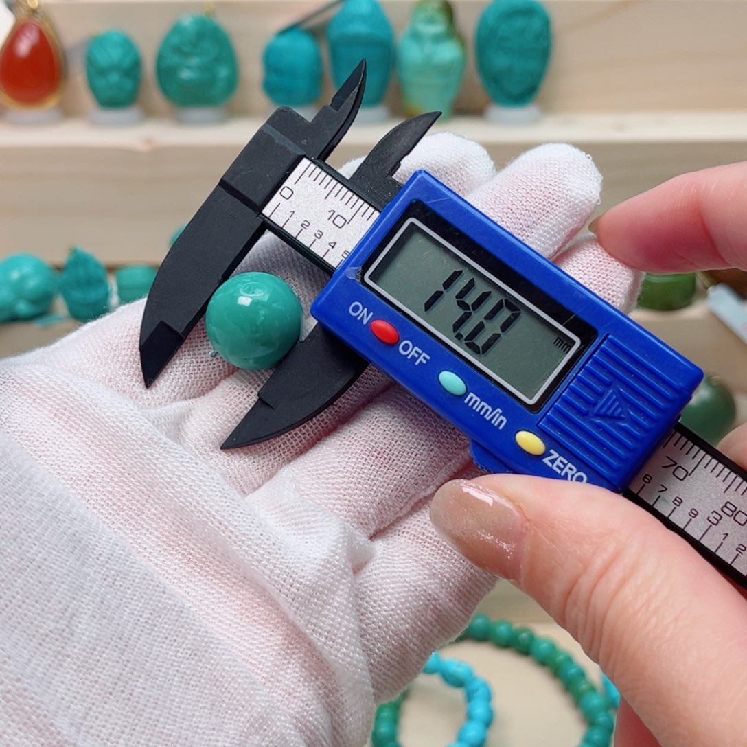 绿松石圆珠未镶嵌