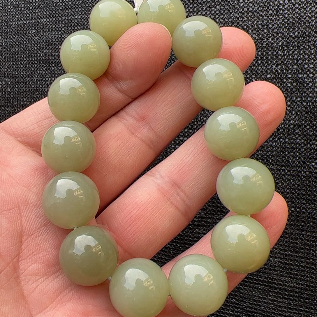 和田玉手链未镶嵌岁**声290