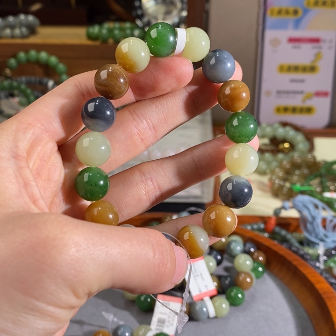 和田玉手链未镶嵌