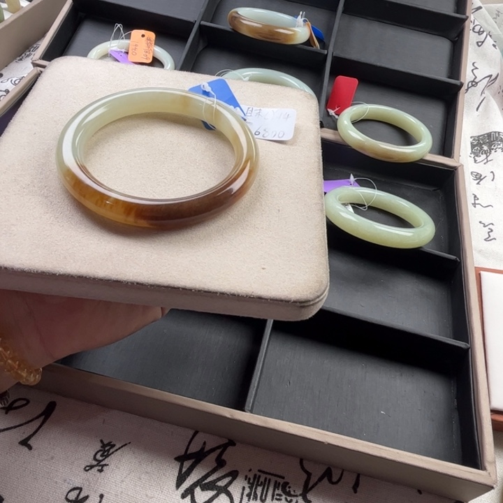 未镶嵌手镯和田玉玲珑美镯62