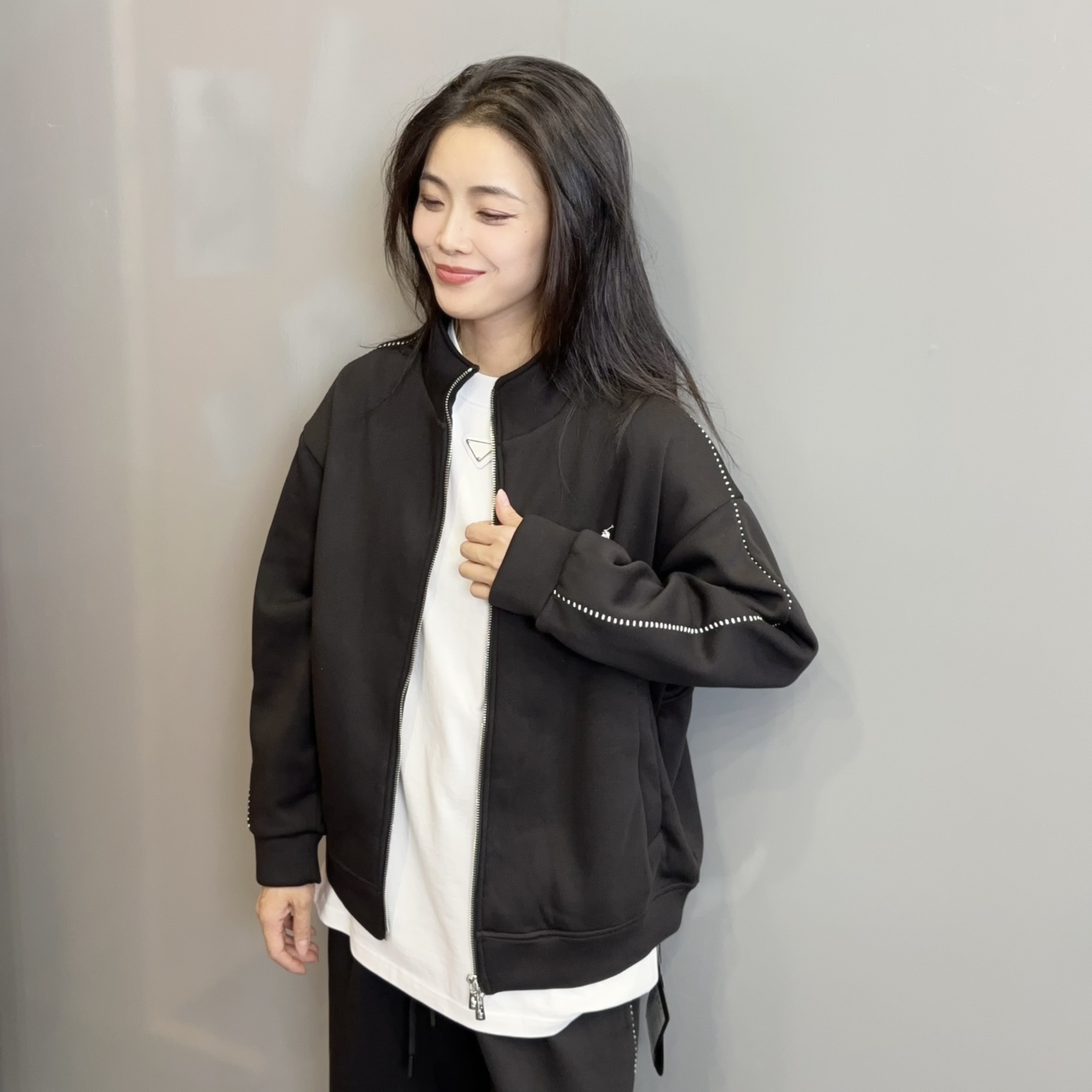 佐亿龍秋冬季短款套头款套装RS6050