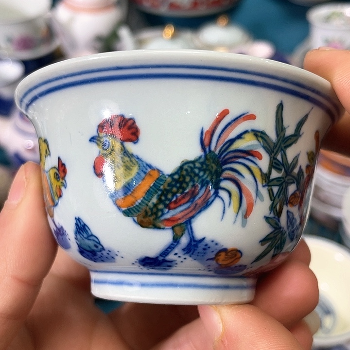 景德镇陶瓷主人杯13344