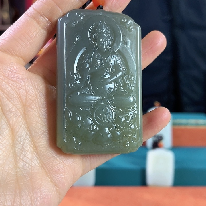 和田玉吊坠未镶嵌