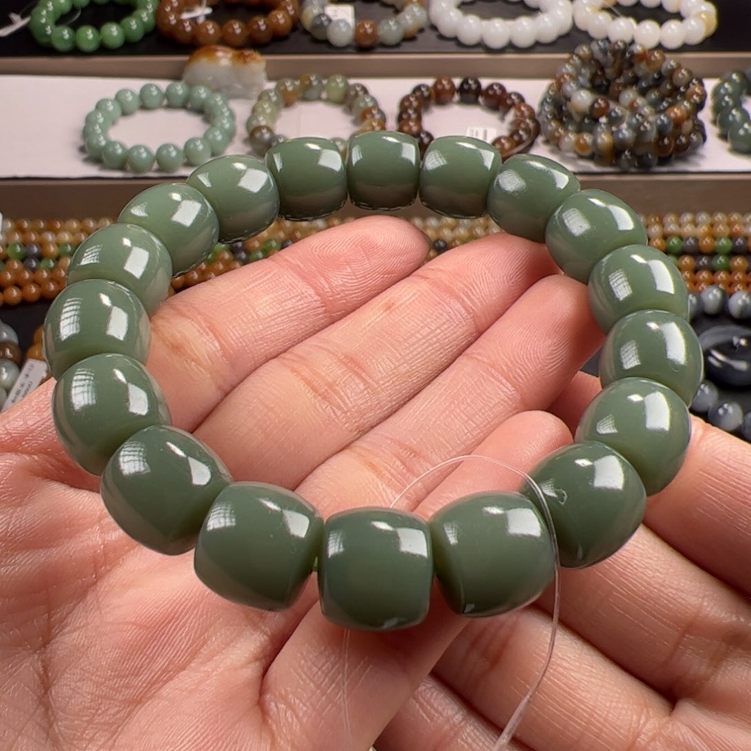 和田玉手链未镶嵌