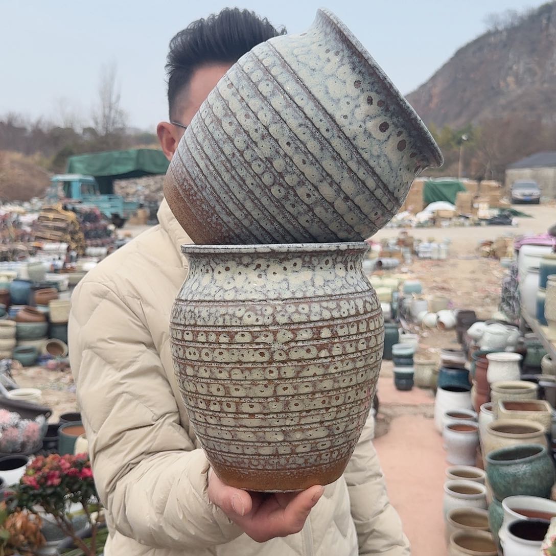 紫砂花盆口17高22（A01镇店之宝