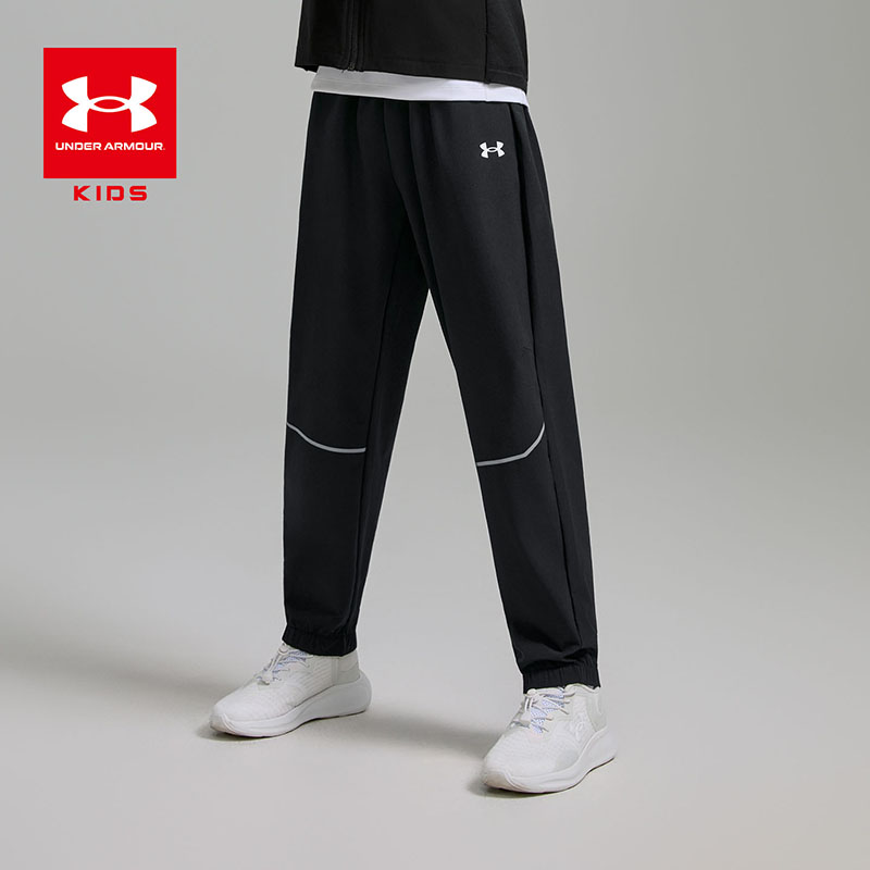 【针织卫裤】Under Armour/安德玛儿童风长裤男秋裤卫裤休闲款3130