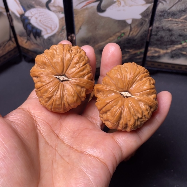把件文玩核桃42南瓜墩