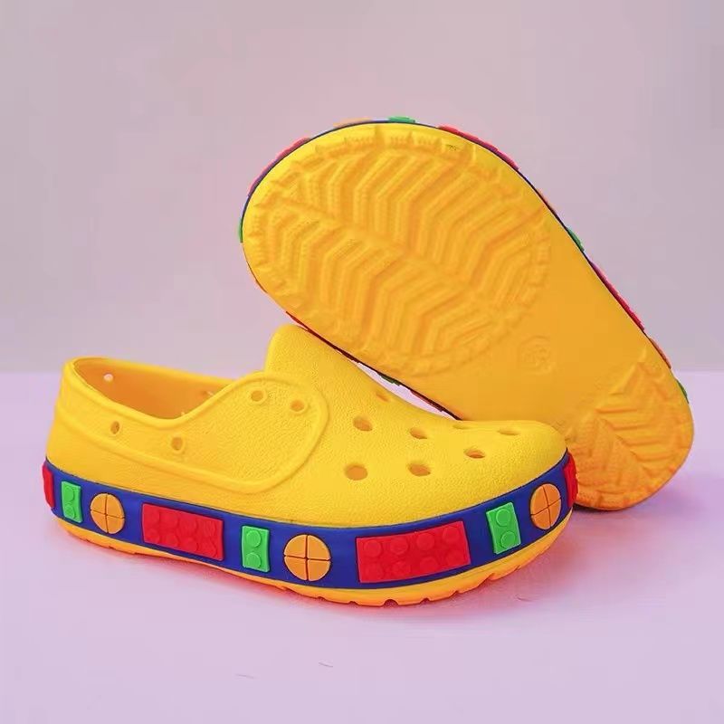 儿童洞洞鞋男款夏季