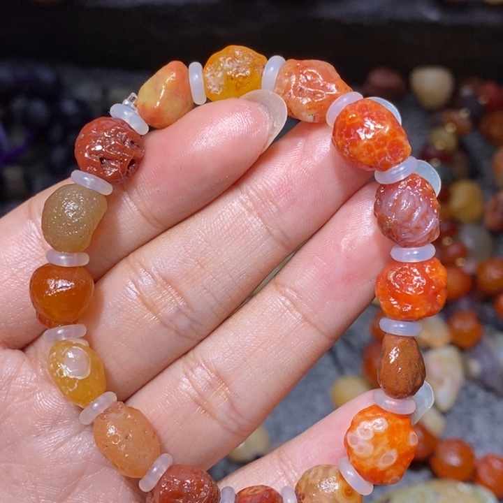 玛瑙/玉髓珠宝半成品未镶嵌