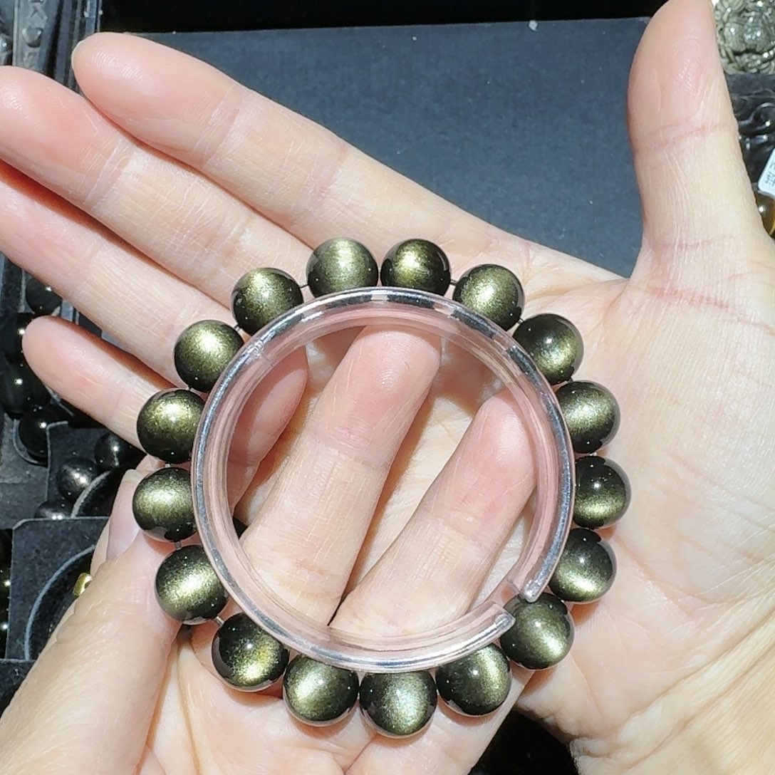 小***六黑曜岩未镶嵌手链