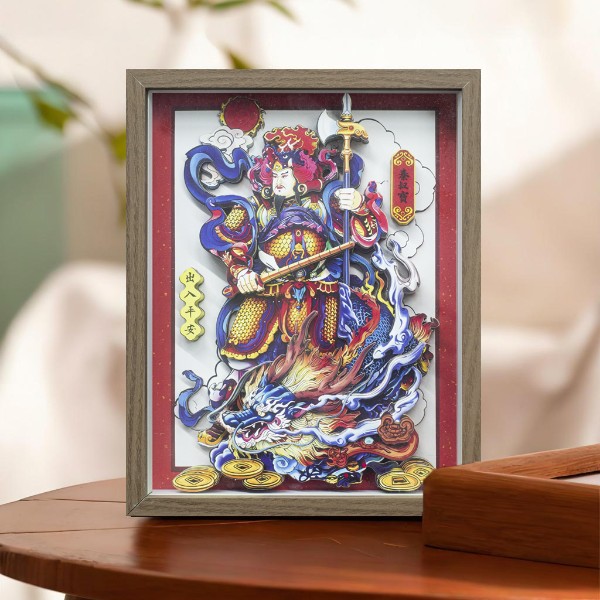 门神摆件玄关装饰乔迁新居礼物工艺品国风摆台送朋友秦叔宝2227