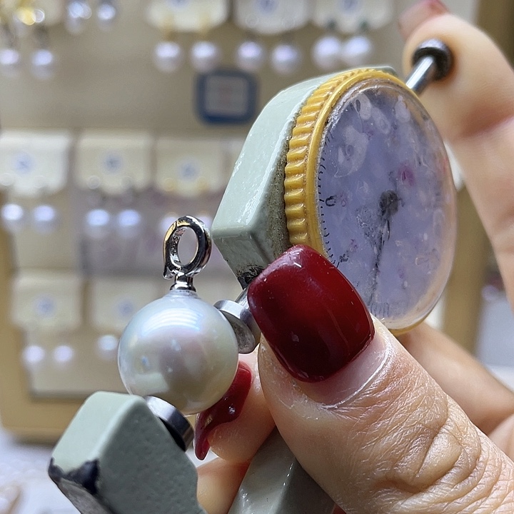 淡水珍珠颈饰银S925镶嵌