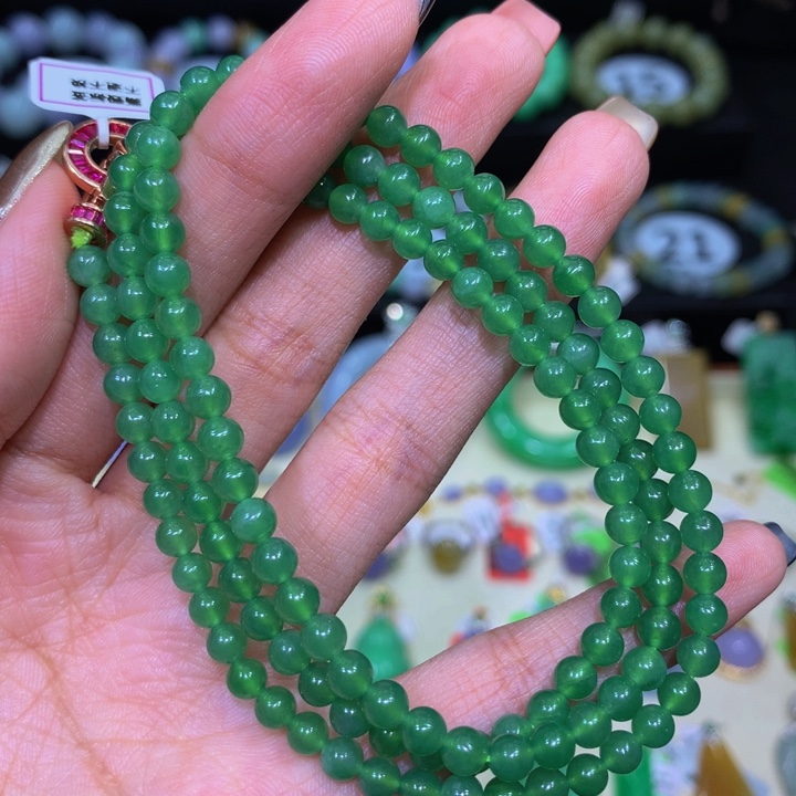 翡翠未镶嵌手链翡翠4