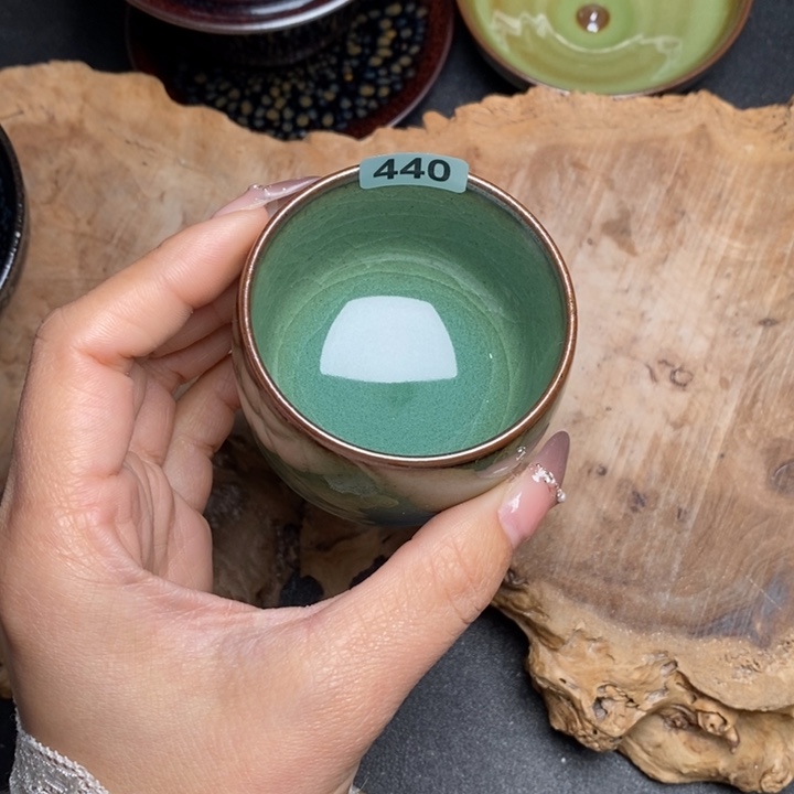 茶盏建窑建盏主人杯440