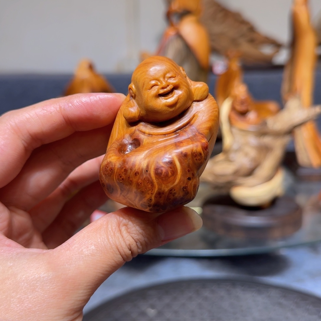 柏木（崖柏）毛*崖柏手把件摆件