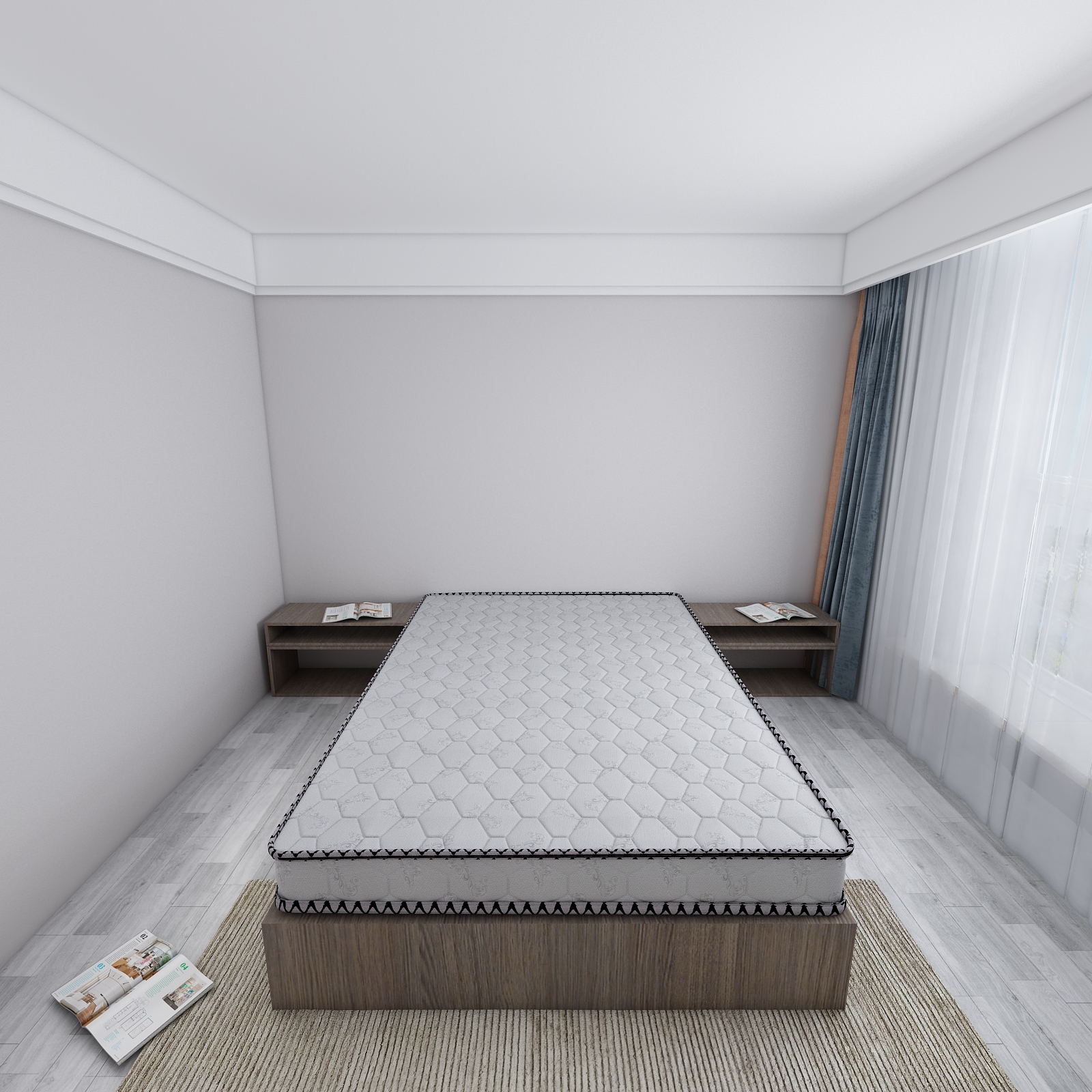 20cm独立袋装弹簧床垫0压大床孕妇老人小孩主卧次卧可定制尺寸