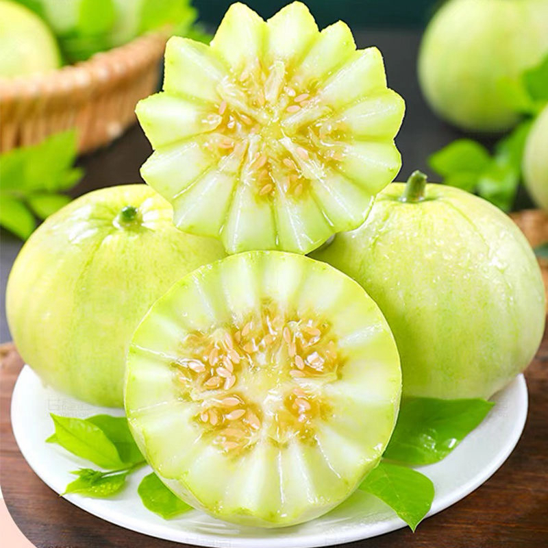 闽北梨瓜羊角蜜蜜瓜香瓜产地直发新鲜应季水果2斤京东东北包邮