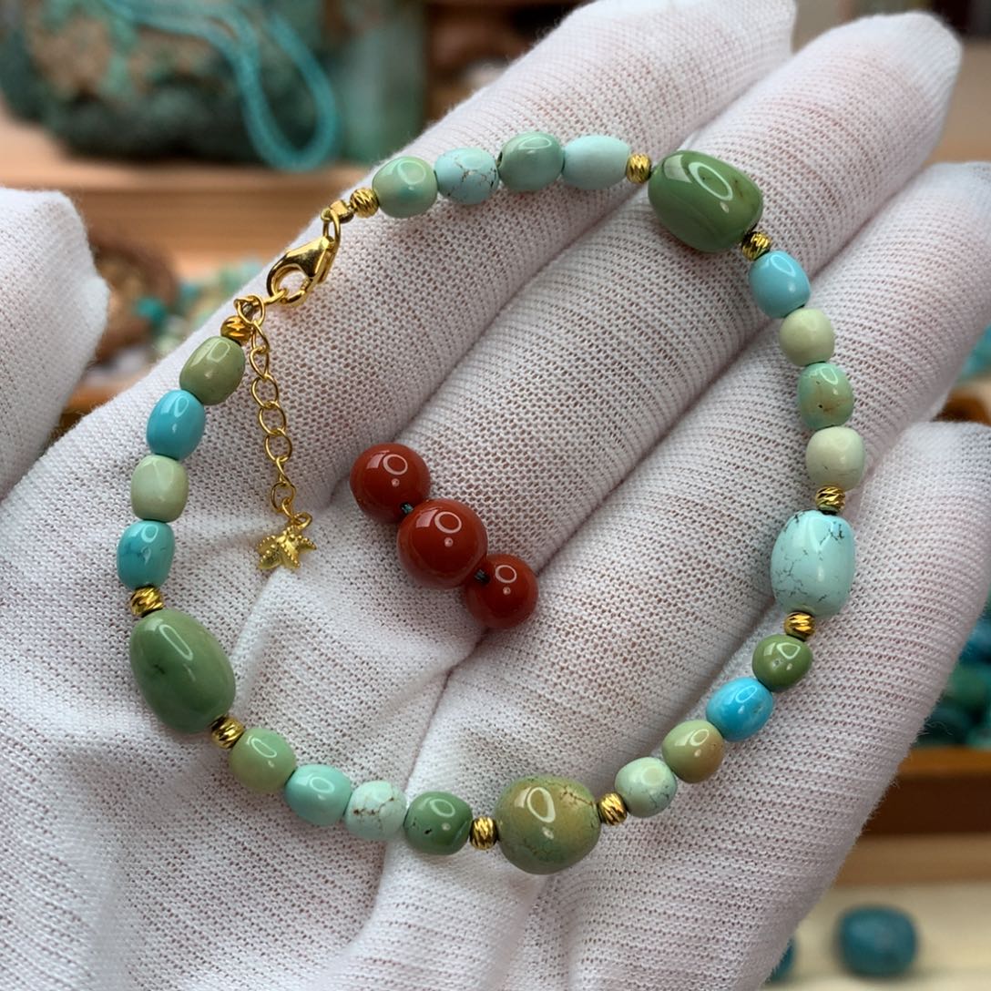 绿松石合金手链手串