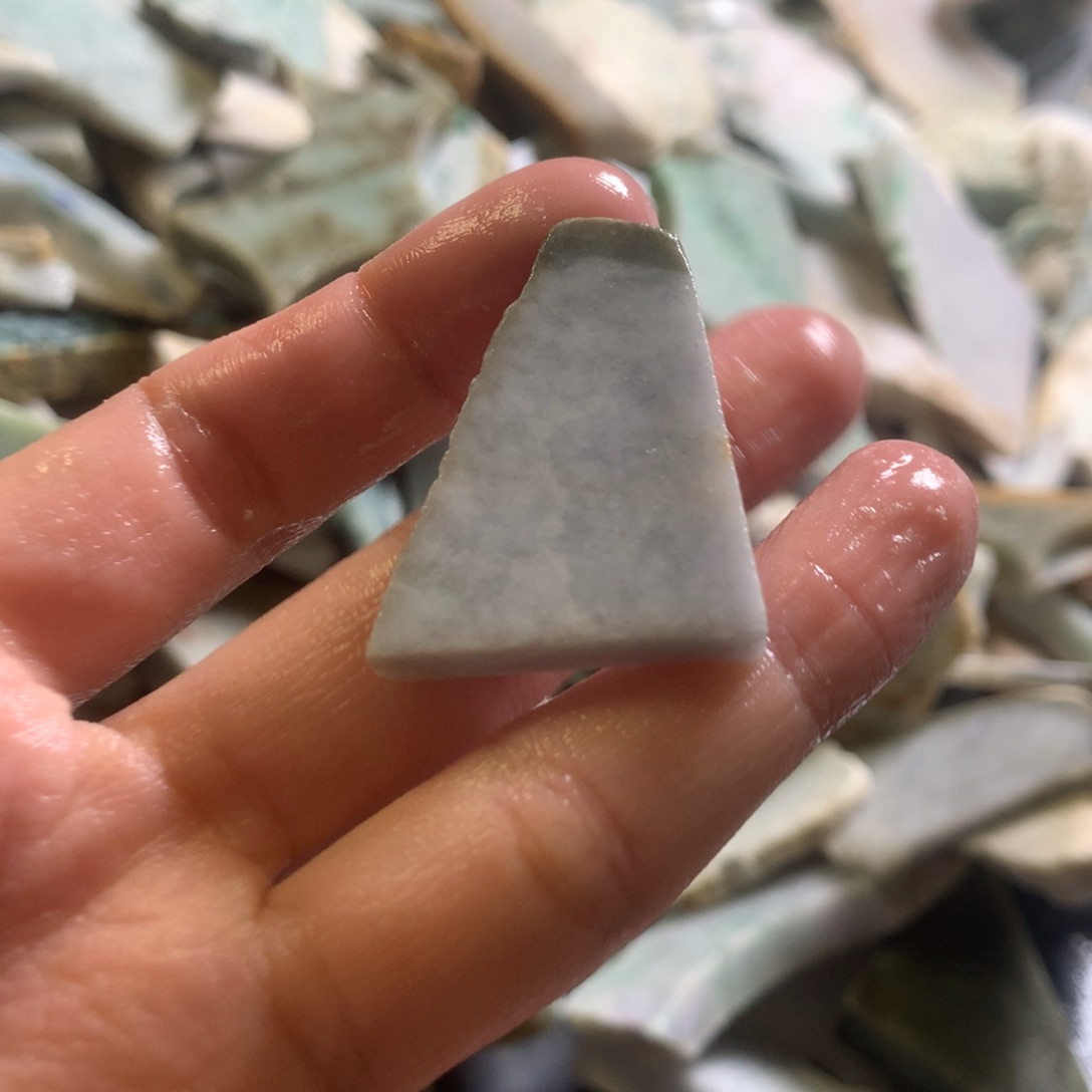 翡翠颈饰未镶嵌缅甸翡翠