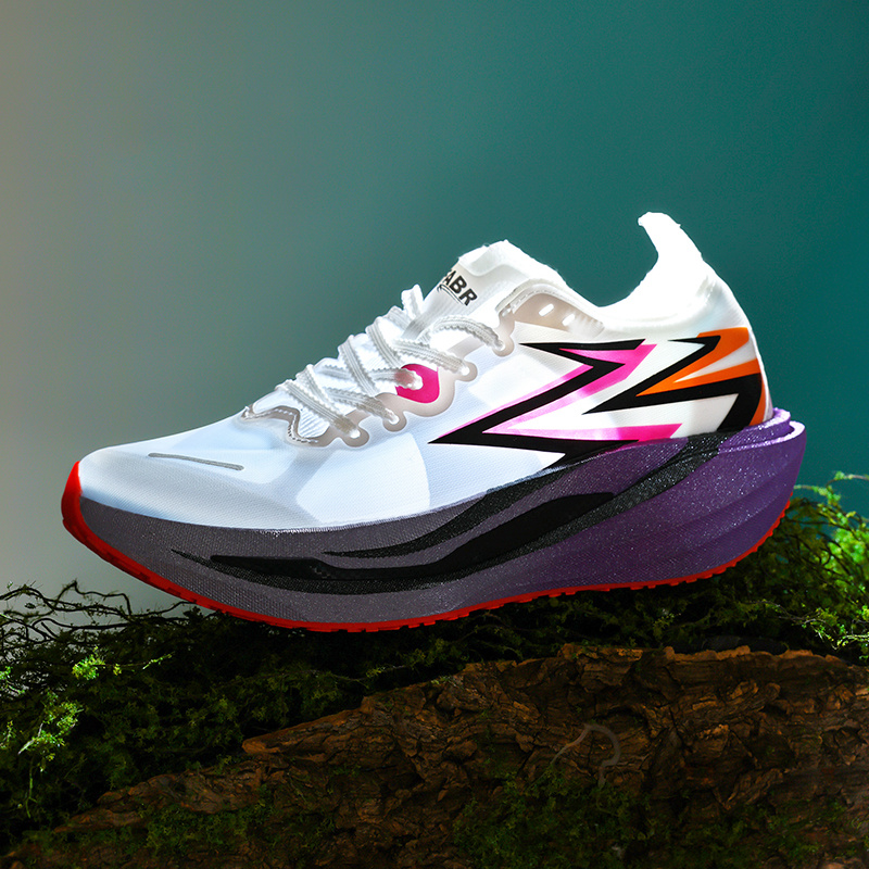 马拉松情侣夏季运动鞋网面竞速男款跑鞋碳板鞋男8-16岁男网鞋透气