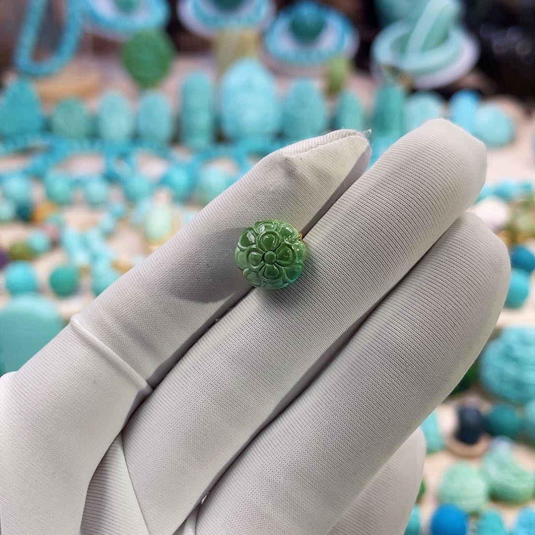 绿松石珠宝奇石未镶嵌雯*