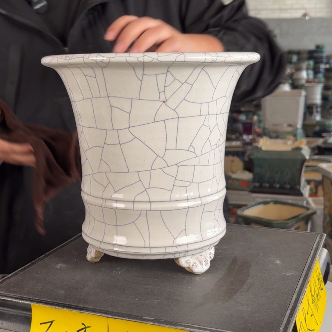 。一风堂石湾花盆 气孔 内17*19