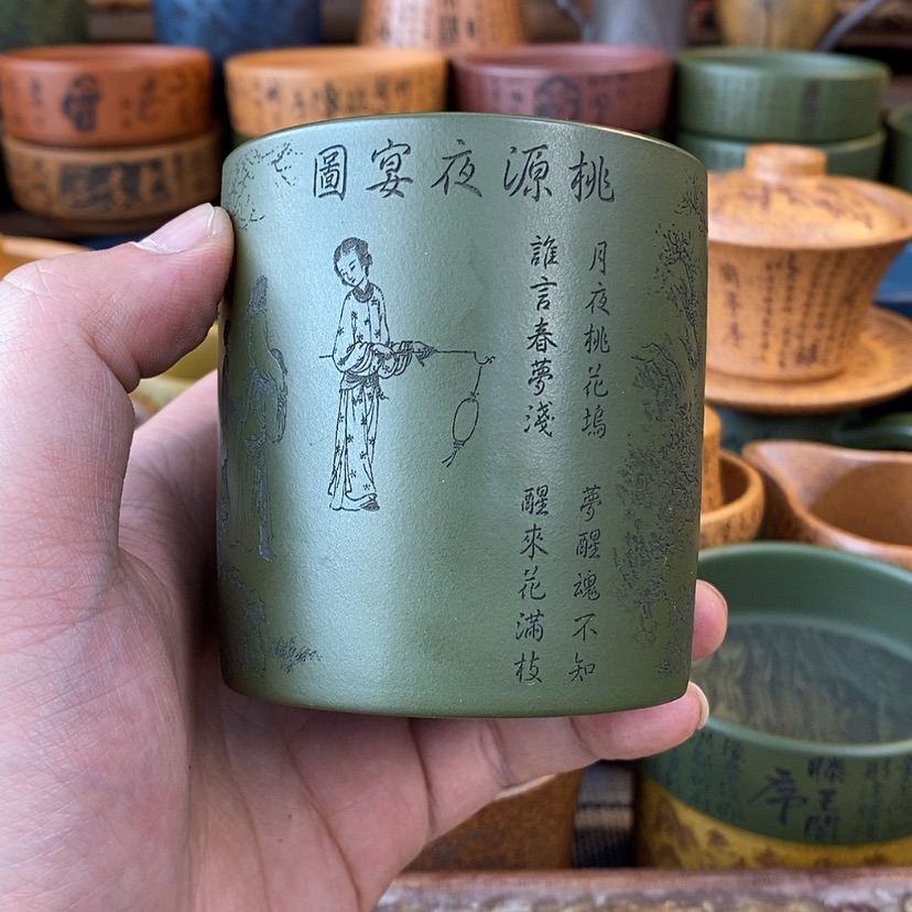 【闪购商品】紫砂杯子宜兴全手工紫砂杯
