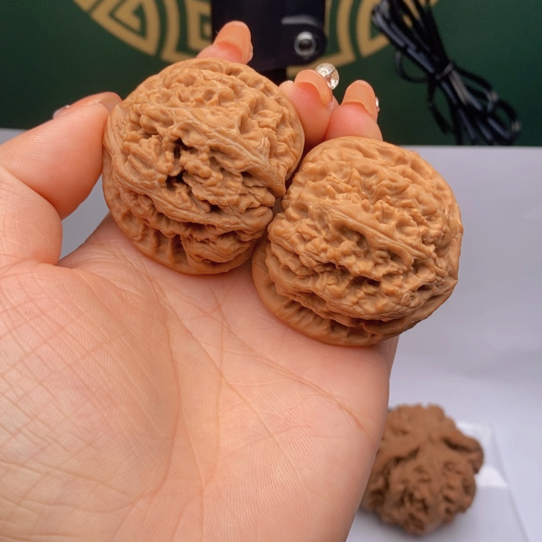 贺****文玩核桃吊坠文玩核桃手把件粗筋45 2号