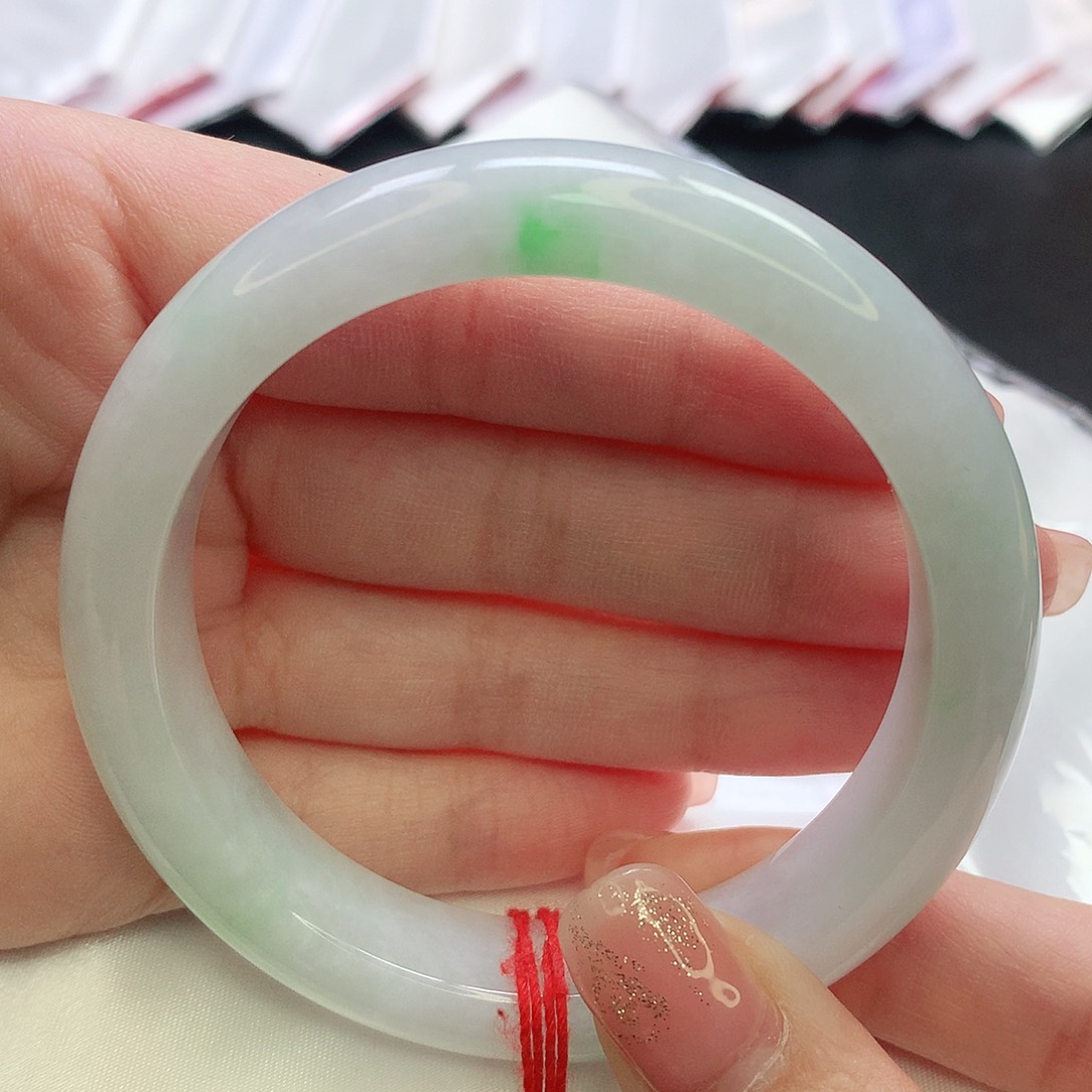 未镶嵌手镯翡翠缅甸天然A货翡翠 56