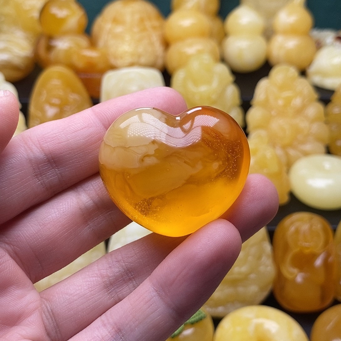 琥珀颈饰未镶嵌琥珀蜜蜡吊坠