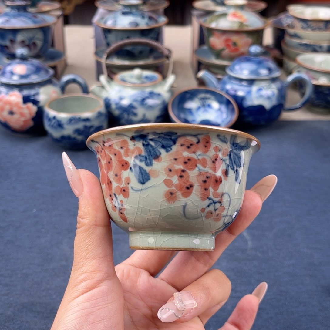 杯景德镇手绘手工茶具