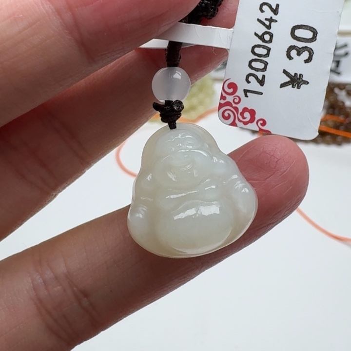 和田玉吊坠(赠链)未镶嵌38
