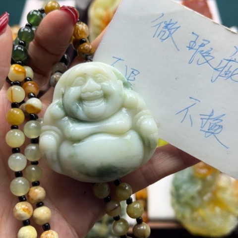 岫玉挂件未镶嵌挂件