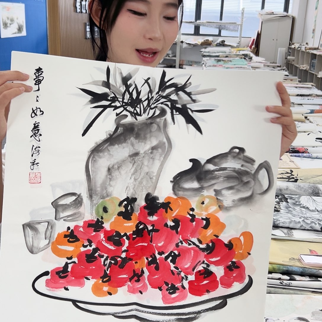 国画国画作品纯手绘