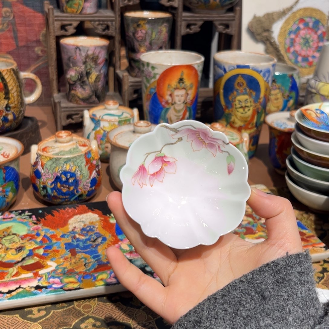 玉兰景德镇手工手绘制作