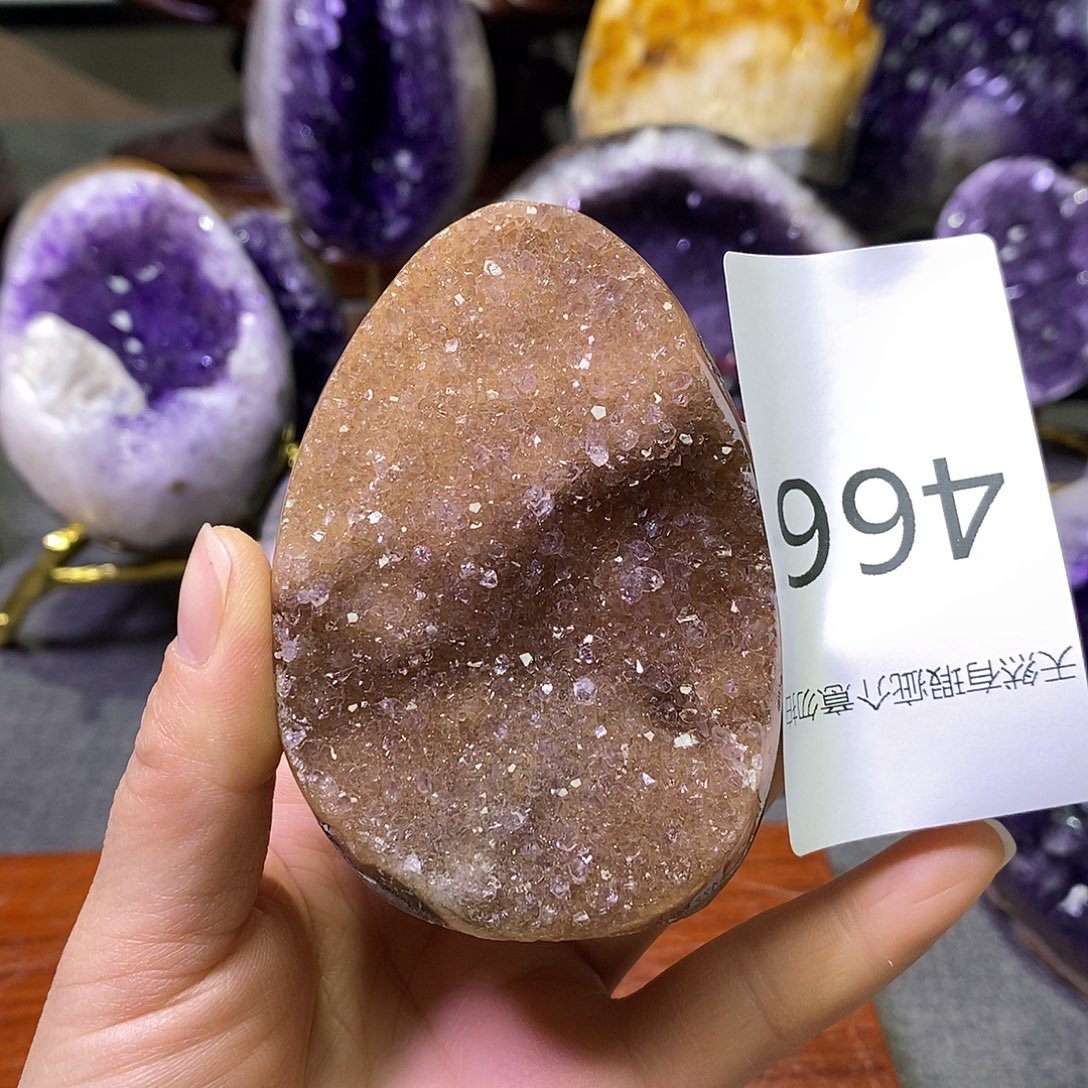 紫晶珠宝半成品未镶嵌