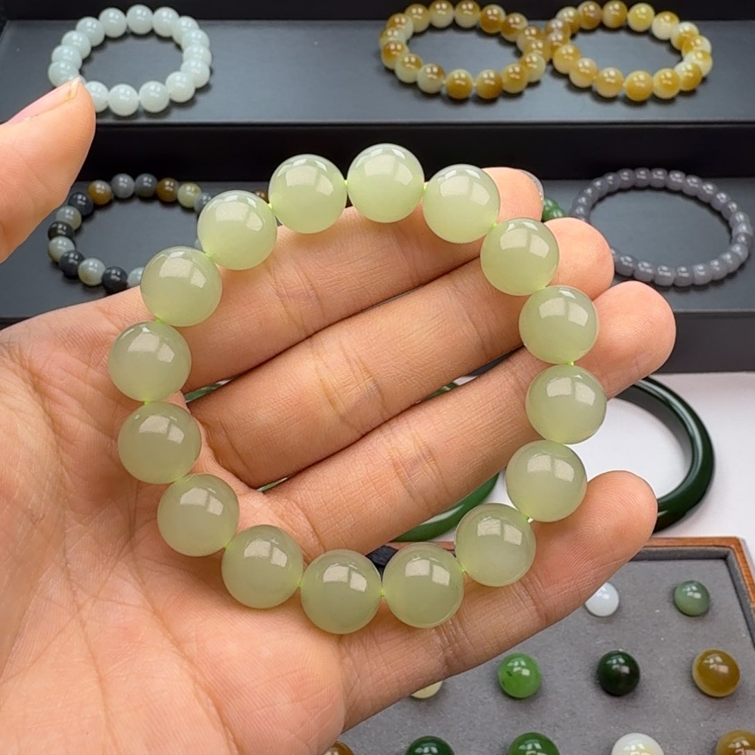 和田玉手串未镶嵌