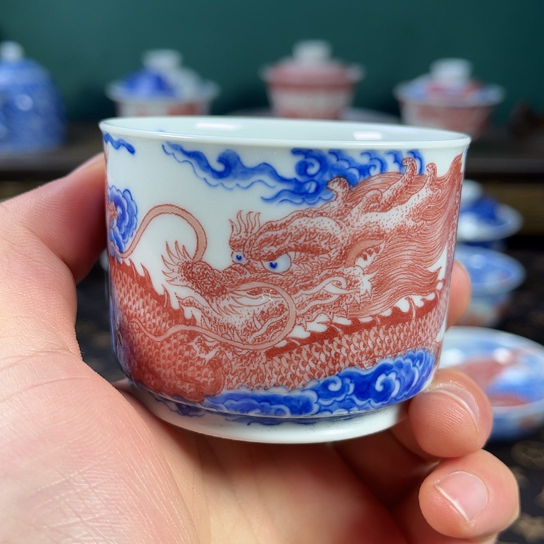 瓷片自成堂景德镇手工手绘