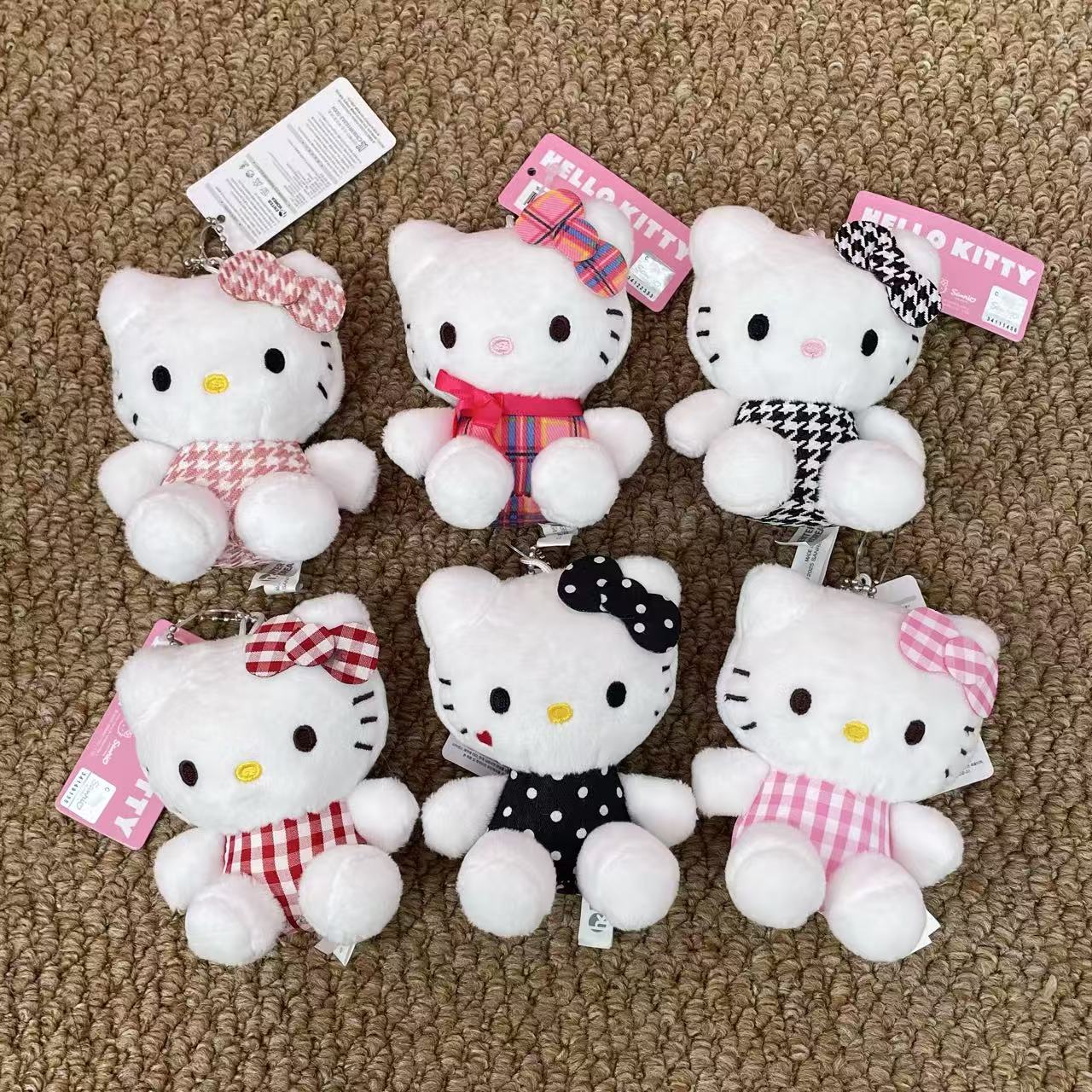  【韩版限定】正版HELLOKITTY千鸟格Kitty格纹KT挂件