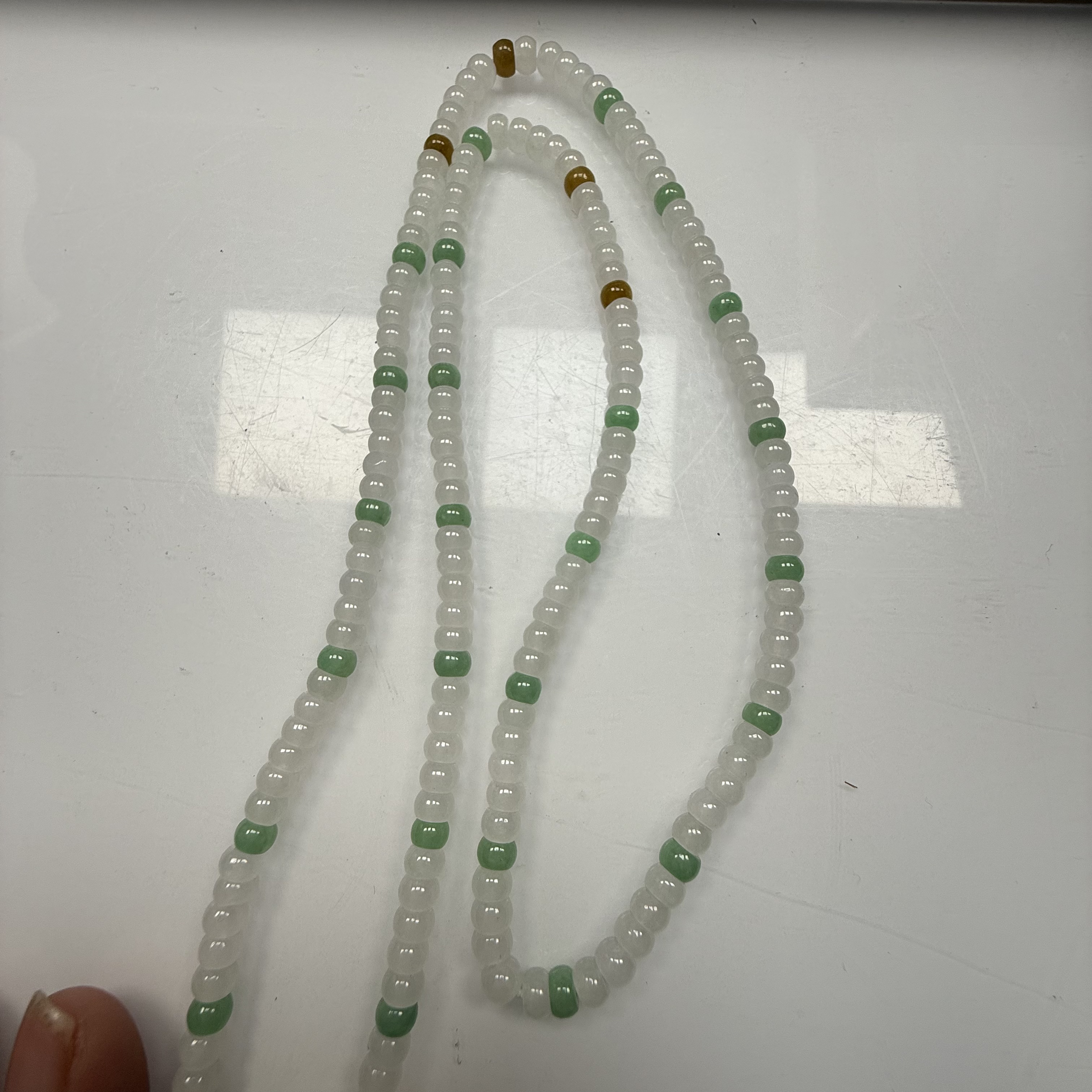 无美颜实拍纯天然缅甸A货多宝算盘珠多彩算盘珠串彩色珠珠