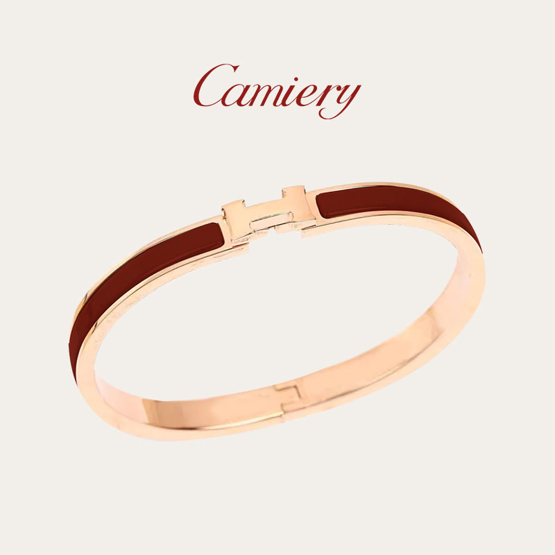   CAMIERY/卡美瑞 轻奢百搭小H手镯高端
