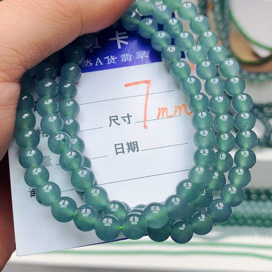 翡翠未镶嵌手链翡翠