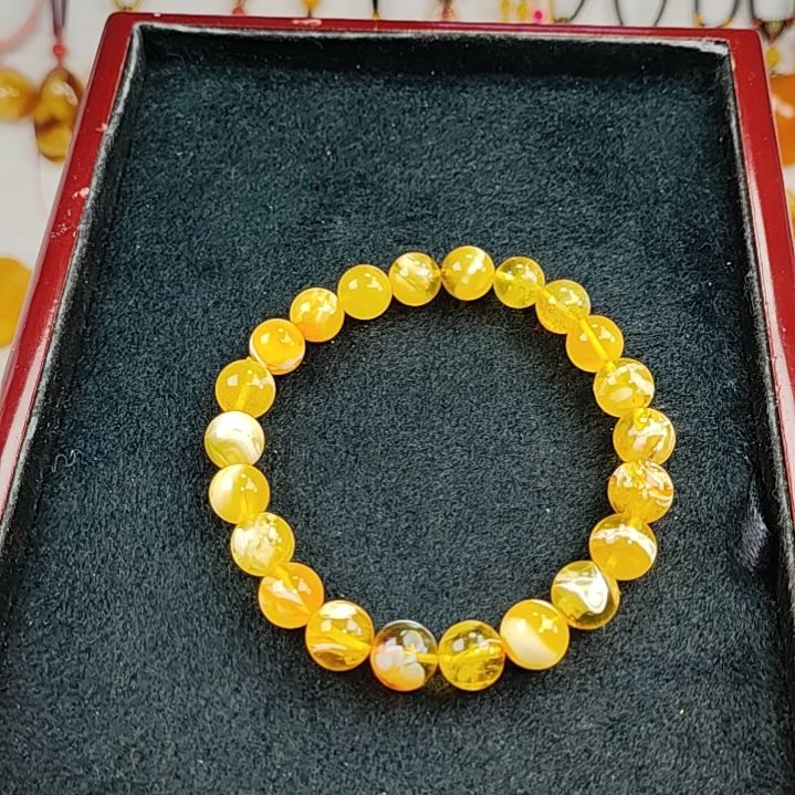 蜜蜡手串未镶嵌和*手串9米